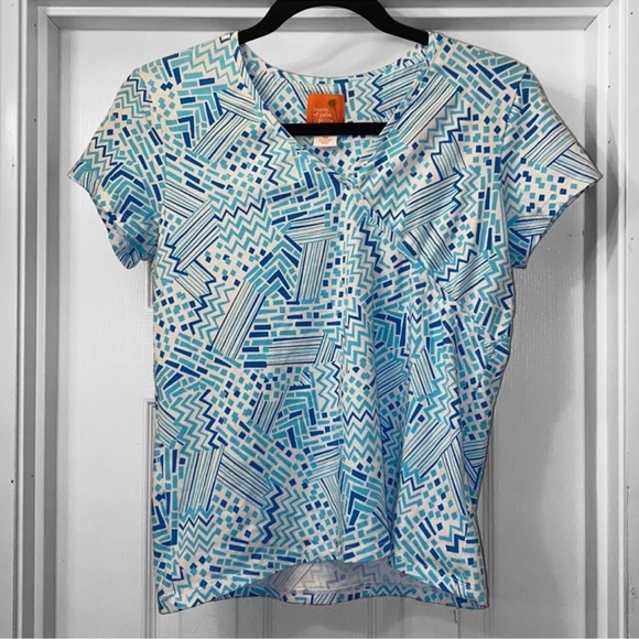 hearts of palm PETITE Surplice Short Sleeve Top - Picture 1 of 4